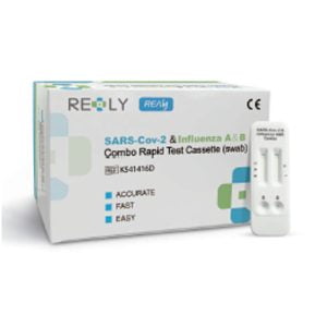 SARS-Cov-2 & Influenza A&B Combo Rapid Test Kit Cassette (swab)